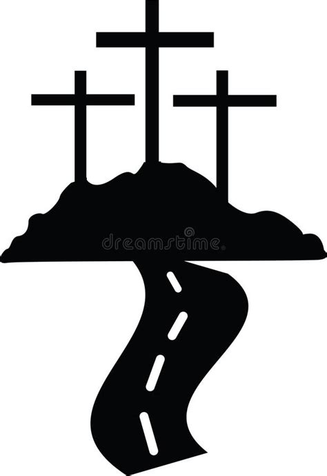 Crosses Silhouette Stock Illustrations – 3,083 Crosses Silhouette Stock ...