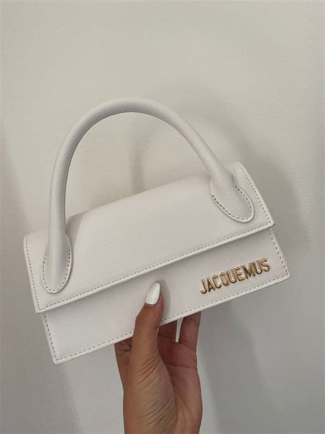 Long Jacquemus Bag With Top Handle For Women Etsy