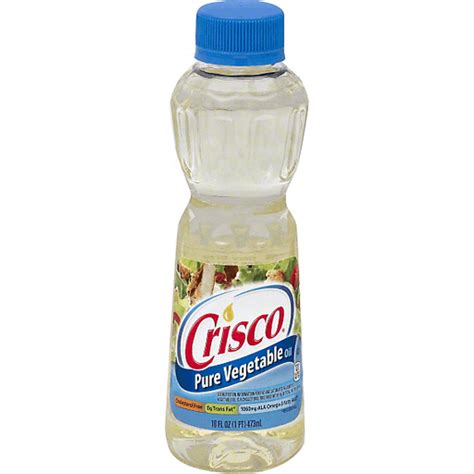 Crisco Pure Vegetable Oil Fl Oz Bottle Vegetable Oil Reasor S