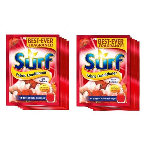 Surf Fabric Conditioner Luxe Perfume Ml Sachet Bundle Of Shopee