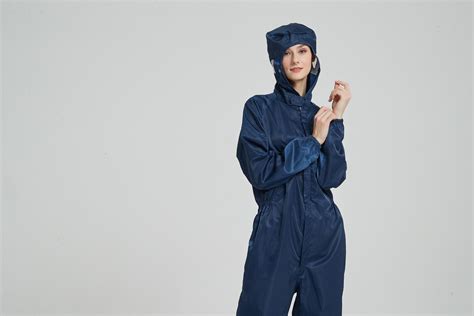 Conductive Carbon Filament Cleanroom Clothes China Esd Coverall Suit