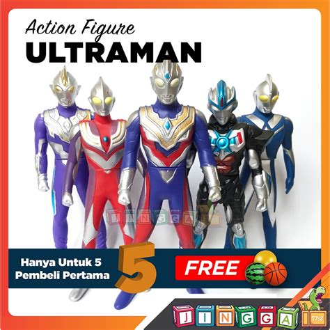 Jual Action Figure Ultraman Cosmos Trigger Sky Tiga Orb Mainan Figur