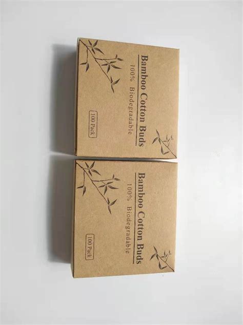 100 Biodegradable Bamboo Cotton Buds Organic Disposable Bamboo