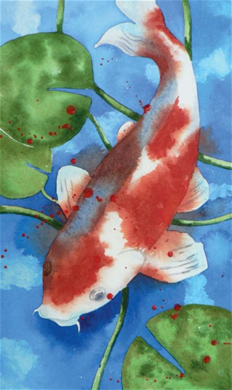 Coy Fish Painting at PaintingValley.com | Explore collection of Coy ...