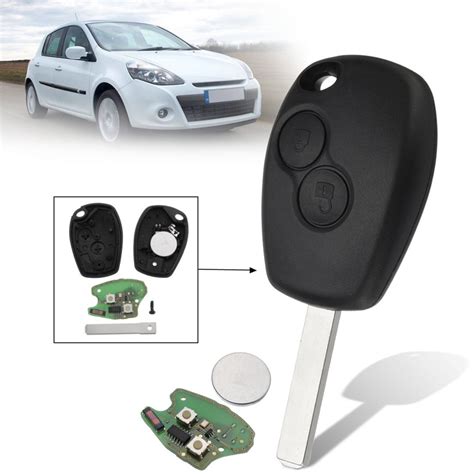 Es Shell Fob Chave Remota Chip Mhz Pcf Para Renault