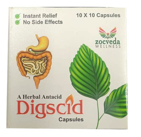 Herbal Antacid Digscid Capsule At Rs Digestive Herbal Capsule