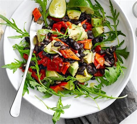 Tex Mex Black Bean And Avocado Salad Recipe Olivemagazine