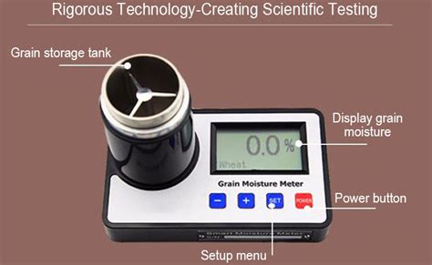 Gm006 High Precise Grains Moisture Meter For 19 Kinds Grains Testing