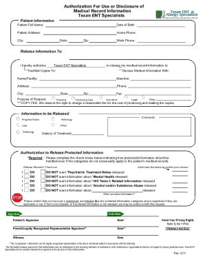 Fillable Online Texan Ent Specialists Fax Email Print Pdffiller