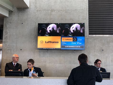 Lufthansa A Economy Class Los Angeles To Frankfurt