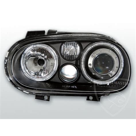 Lampy Przednie Angel Eyes Black Volkswagen Golf Chromemaster