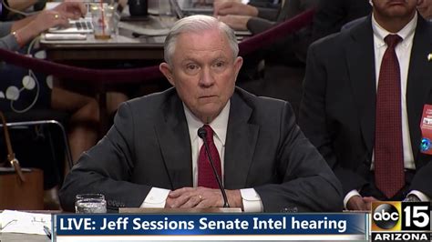 Jeff Sessions Hearing Nothing Improper If I Had A Conversation With