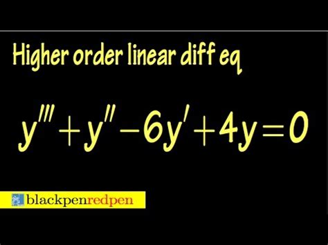 Higher Order Homogeneous Linear Differential Equation Using Auxiliary