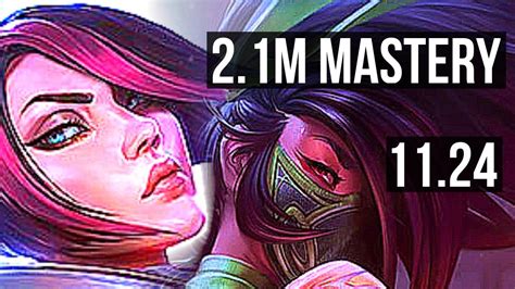 FIORA Vs AKALI TOP 2 1M Mastery 7 Solo Kills EUW Diamond 11 24