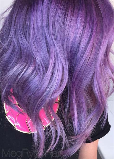 50 Lovely Purple And Lavender Hair Colors Purple Hair Dyeing Tips Fashionisers©