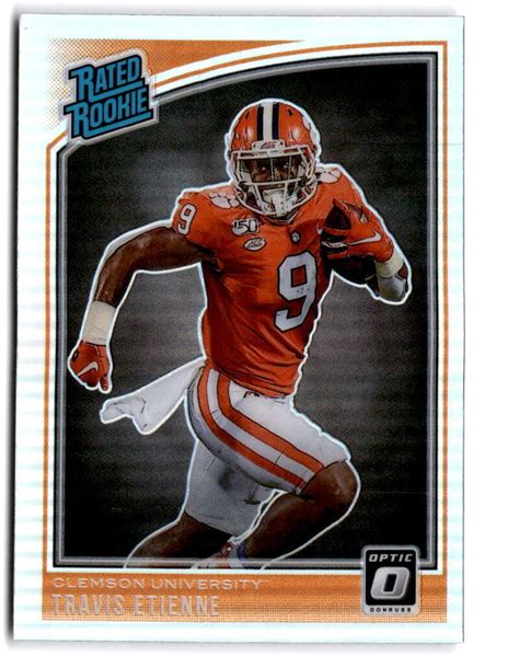 Chronicles Draft Donruss Optic Rookie Holo Travis Etienne Jr