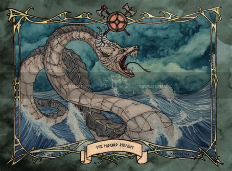 Jormungand The Midgard Serpent By May Paontaure On Deviantart