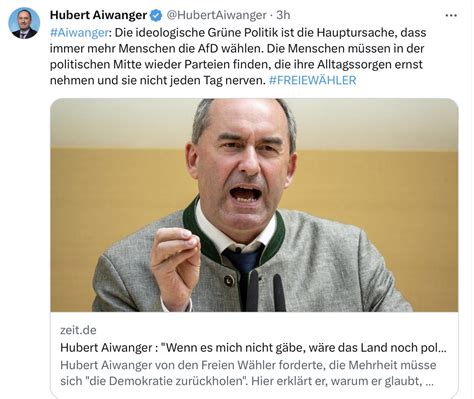 Nurder Koch On Twitter Ich Finde Ja Hubertaiwanger Sollte Uns Nicht