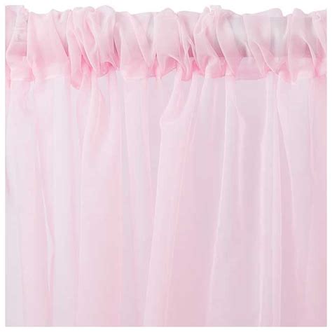 Sheer Voile Drape/Backdrop Soft Pink - Rental World