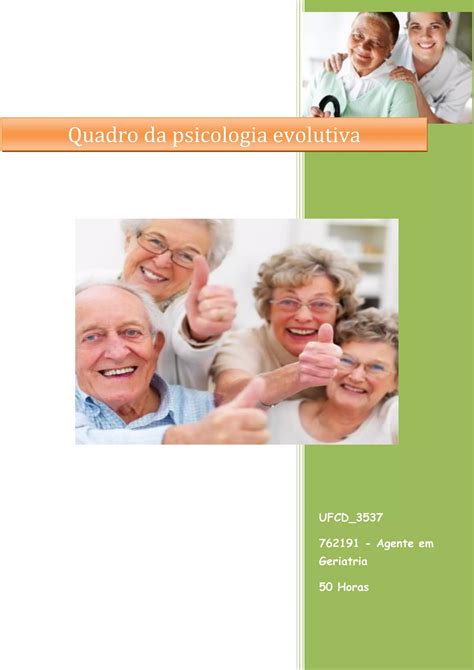 Ufcd Quadro Da Psicologia Evolutiva Ndice Pdf