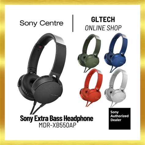 Sony MDR XB550AP Extra Bass Headphone Shopee Malaysia