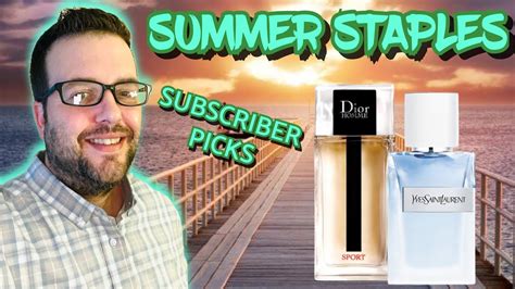 Top 5 Summer Fragrances For Men As Chosen By You Yves Saint Laurent Dior And More Youtube