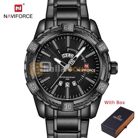 Naviforce Nf S Men S Watch Waterproof Stainless Steel Calendar