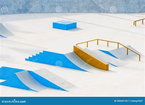 Skateboard Ramps stock image. Image of slope, recreation - 20604129