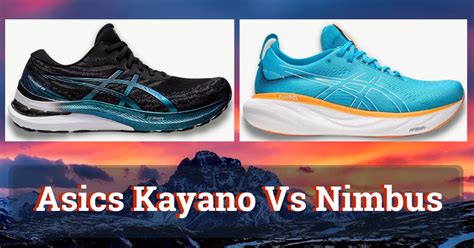 Asics Kayano vs Nimbus [2024]: Which is The Best Option? - UpbeatRun