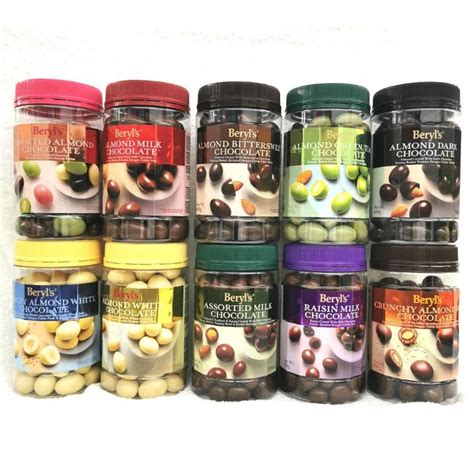 Beryls Chocolate In Jar 450g New Packaging Assorted Flavour Ready