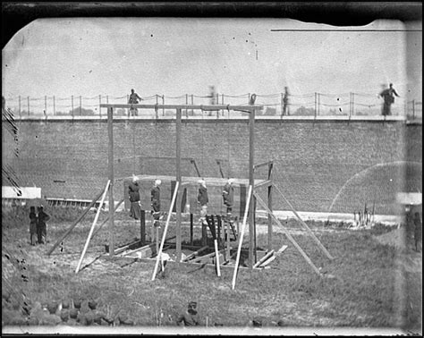 The Lincoln Conspirators Execution Photos Lincoln Assassination The