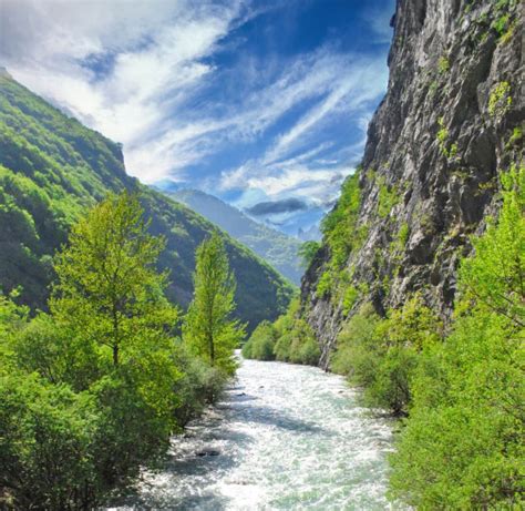 Rugova Canyon Gorge Kosovo Vacations Waterfalls Cave