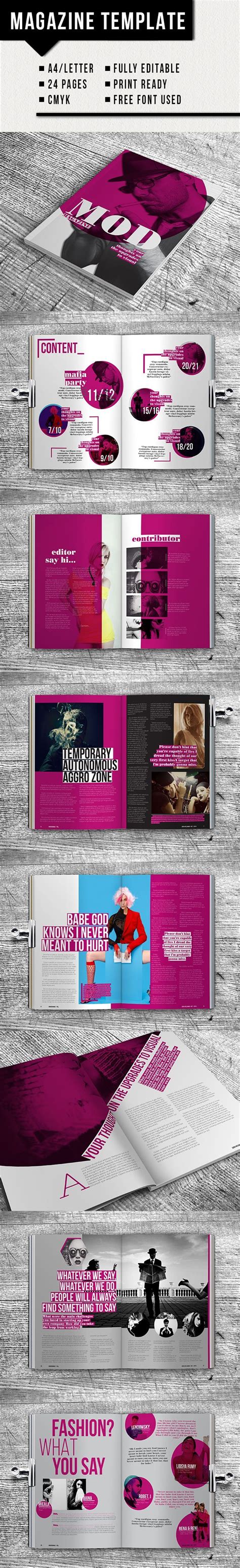 Inkdesign Magazine Template Grafisch Ontwerp Jaarboek Idee N Grafisch