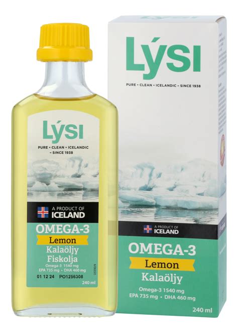 Lysi Omega 3 Lemon KalaÖljy 240 Ml Apteekkinifi Nettiapteekki