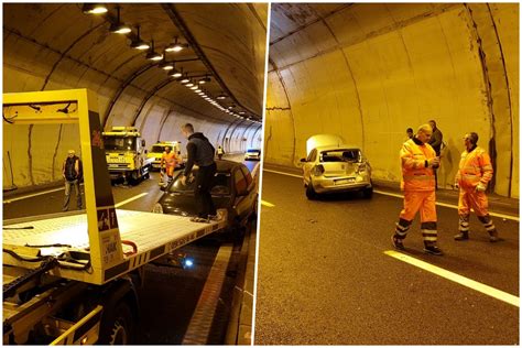 Trostruki sudar u tunelu Škurinje na riječkoj obilaznici nastale