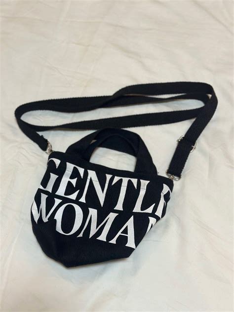 Gentlewoman Black Micro Canvas Tote On Carousell