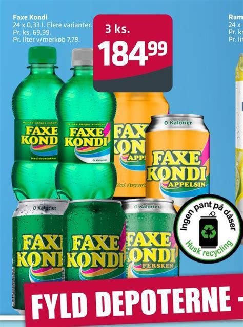 Faxe Kondi Tilbud Hos Fleggaard