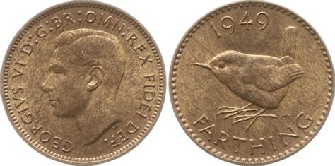 Gro Britannien Farthing George Vi Fast Vorz Glich