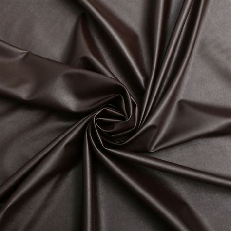 Faux Leather Dress Making Clothing Leatherette Lycra Stretch Fabric Pvc