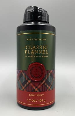 Bath Body Works Classic Flannel Body Spray Full Size 3 7 Oz Single