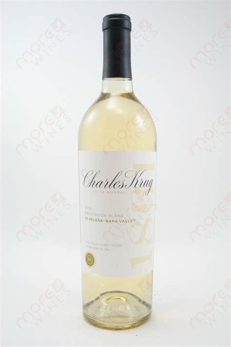 Charles Krug Napa Valley Sauvignon Blanc 2010 750ml Morewines