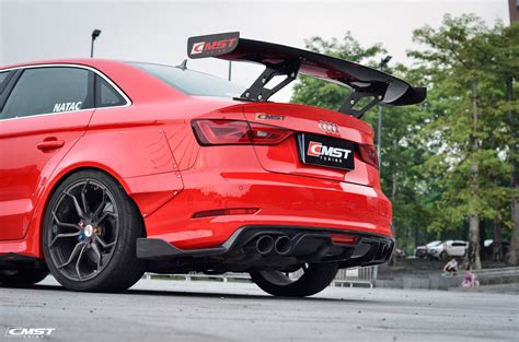 Cmst Tuning Carbon Rear Spoiler Gt Wing Ver 1 For Audi A3 S3 Rs3 2014