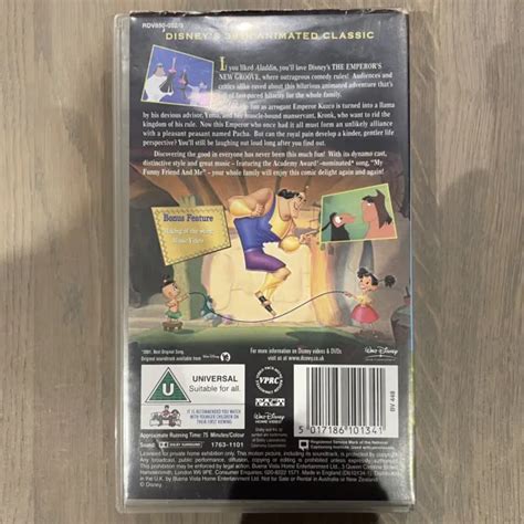 WALT DISNEY CLASSICS The Emperor S New Groove VHS Tape 2000 6 99