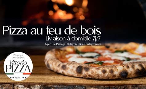 Pizzas Au Feu De Bois Base Cr Me Fra Che A Proximit D Agen