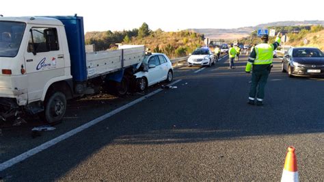 Un herido muy grave en un accidente ocurrido en la autovía de Estella a