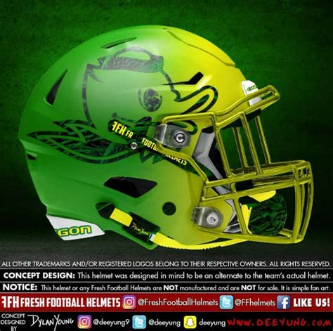 Custom NCAA concept football helmets show what your favorite college ...