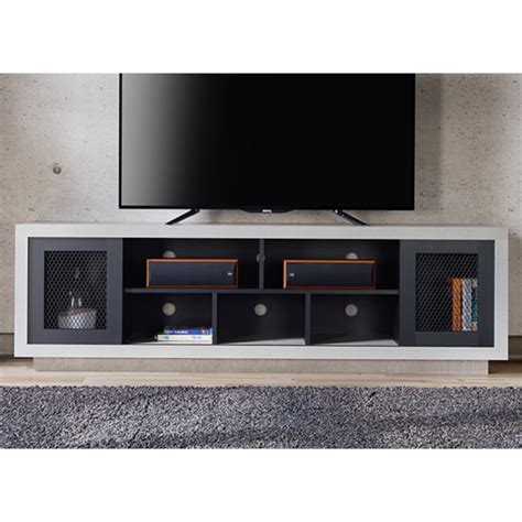 Buy Furniture Of America Tellun Industrial Wood Tv Stand In Black