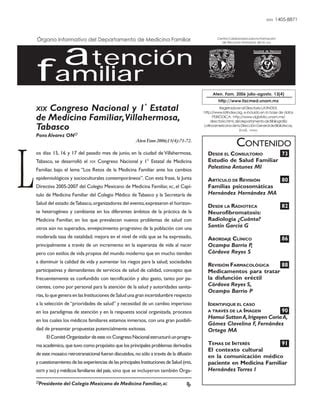 Art Culo Medicina Familiar Tema Pdf