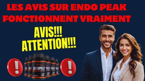 ENDO PEAK ATTENTION EndoPeak Review Endo Peak Reviews Le supplément