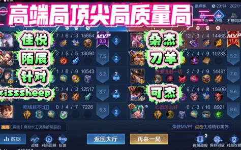 桑杰元歌：桑杰可杰vs陌辰佳悦kisssheep针对，高端局质量局哔哩哔哩bilibili